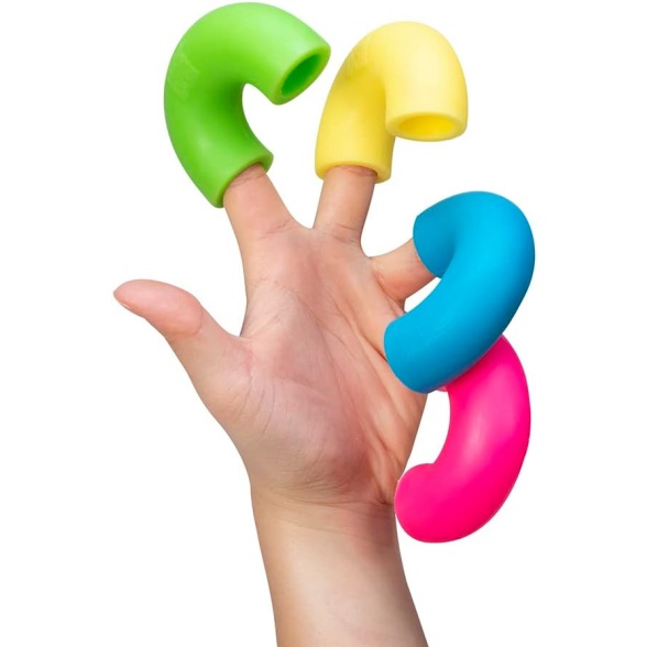 NeeDoh Mac - Squeeze - 4 Squishy Noodles - Assorted