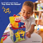 Schylling Jester Jack in the Box - Classic Children's Musical Toy - Colorful and Durable Tin Box with Silly Jester Plush - Age 18 months and Up